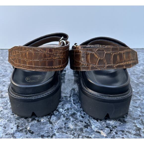 DAMAGED Dries Van Noten Croc Sandals With Adjustable straps Men’s Eur 41/ US 8 main image 2